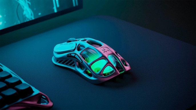 Игровая мышь/ Беспроводная игровая мышь Gravastar Mercury M1 Pro Серый (6972448921992)