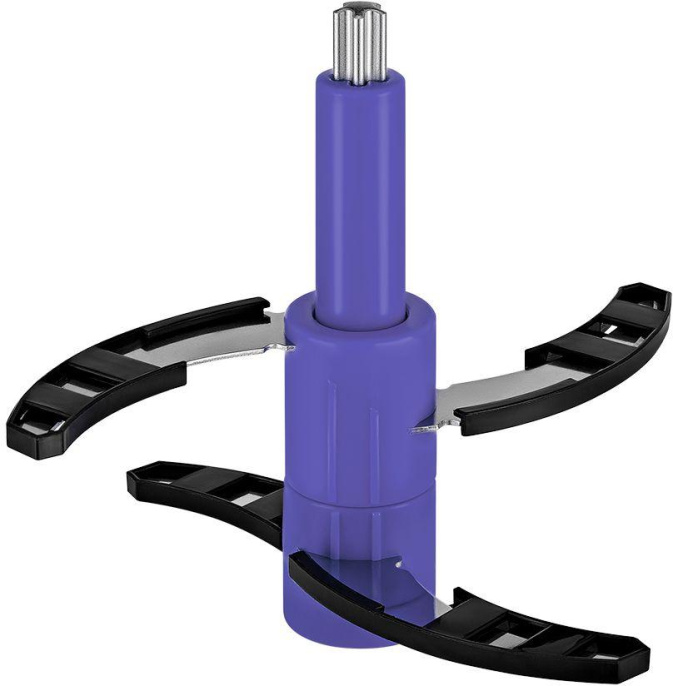 Измельчитель электрический KitFort КТ-3050-1 1.5л 400Вт белый/фиолетовый