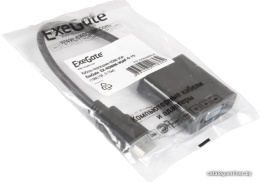 Кабель-переходник HDMI-VGA ExeGate EX-HDMIM-VGAF-0.15 19M/15F, 0,15м EX284926RUS
