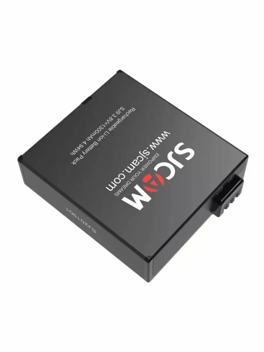 Оригинальный дополнительный аккумулятор (батарея) 1300 мАч для экшн-камер SJCAM SJ10 / SJ10 Pro / SJ9 / SJ9 Strike/ SJ9 Max / SJ4000x