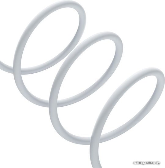 Кабель Baseus P10355700221-01 Pudding Series Fast Charging Cable USB to iP 2.4A 2m Stellar White (передача данных: 480 Мбит/с, поддержка быстрой зарядки)