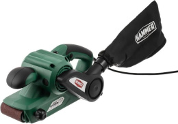 Шлифовальная машинка ленточная HAMMER LSM900E 950Вт 200-380м/мин лента 533x75мм + струбцины 840984
