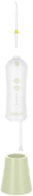Ирригатор Kitfort КТ-2958-2 портатив. 4насад. зеленый/белый