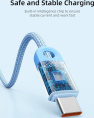 Кабель USB A CABLETIME CAP1H (CT-AMCM6A-PBW1) 1 м, черный, USB-A на USB-C для быстрой зарядки смартфонов