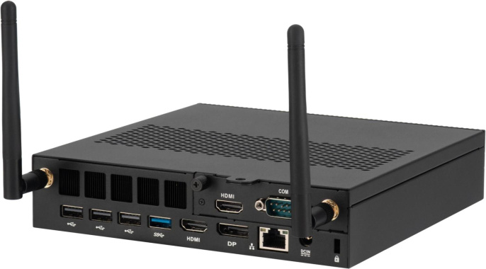 Неттоп IRU Tactio 310H6ITF i3 14100 (3.5) 8Gb SSD256Gb UHDG 730 Windows 11 Pro GbitEth WiFi BT 120W черный (RUS) (2176177)