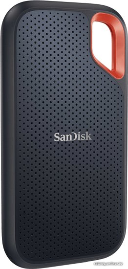Внешний накопитель SanDisk Extreme V2 SDSSDE61-1T00-G25 1TB SSD, USB 3.2 Gen2 (10 Гбит/с), пластик, цвет оранжевый/черный