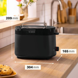 Тостер Bosch TAT2M123,  черный
