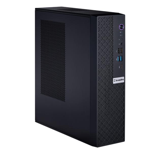 ПК KVADRA TAU SFF, Core i3-13100, 8GB DDR4 3200 1x8GB , SSD 256Gb, Intel Internal Graphics,WiFi/BT, noDVD, no keyboard & no mouse, Black, noOS, 1Y Wty, МПТ распродажа