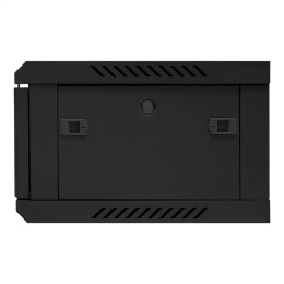 Шкаф телекоммуникационный 19" настенный 4U ExeGate EC-WM-4U.450.G.BLACK 19”, 4U, 600x450x280mm ШхГхВ , передняя дверь закаленное стекло, съемные боковые панели, пыле- и влагозащита IP23, черный RAL 9004 EX300250RUS