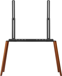 Подставка для телевизора Cactus CS-ST3646BKWN черный/орех 49"-75" макс.40кг напольный
