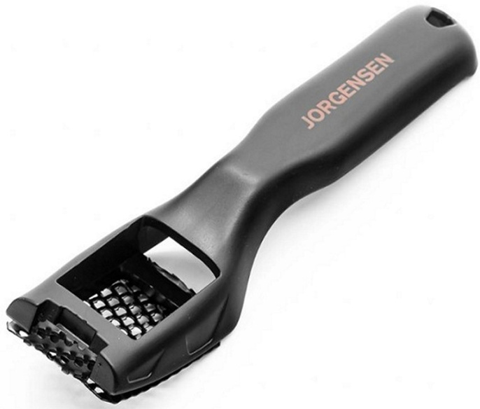 Рашпиль Pony Jorgensen 70764 оснащен лезвием из углеродистой стали, закрепленным на компактном и легком корпусе из литого пластика ABS, назначение напильника: по дереву, ширина: 41 мм (Pony 70764)