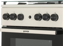 Плита Газовая Gorenje GG5A21BEF бежевый стеклянная крышка реш.чугун