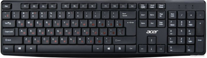 Клавиатура Acer OKW121 черный USB ZL.KBDEE.00B кабель 1.5м