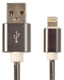  Кабель Premier 6-703M2 1.0BK USB m -Lightning m 1м черный пакет