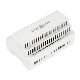 БАСТИОН SKAT-24-3.0 DIN СКАТ ИБП-24/3-DIN источник питания 24В 3А АКБ внешн. 1х12-17Ач, под DIN рейку 35 мм, МПТ 599