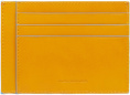 Чехол для кредитных карт Piquadro Blue Square PP2762B2R/G шафрановый натур.кожа