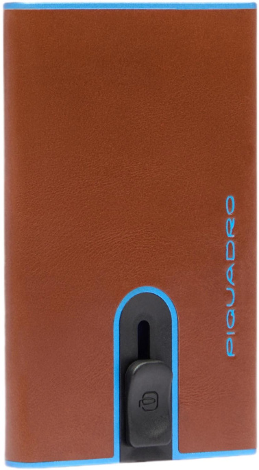 Чехол для кредитных карт Piquadro Blue Square PP4825B2BLR/M каштановый кожа натуральная