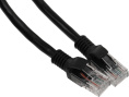 Патч-корд PREMIER PP6U-0.25M/BK литой (molded), UTP, кат.6, 0.25м, 4 пары, 24AWG,  алюминий омедненный,  многожильный,  черный