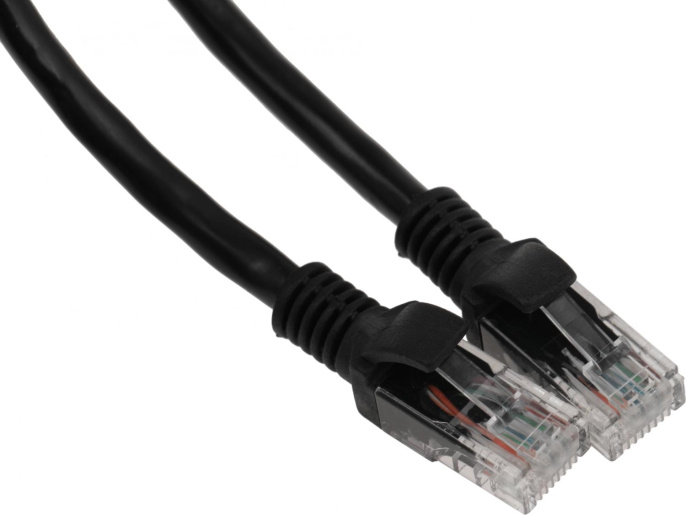 Патч-корд PREMIER PP6U-0.25M/BK литой (molded), UTP, кат.6, 0.25м, 4 пары, 24AWG,  алюминий омедненный,  многожильный,  черный