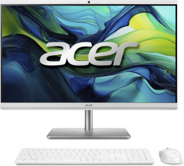 Моноблок Acer Aspire C27-195ES 27" Full HD Core Ultra 5 125U 1.3 8Gb SSD512Gb Graphics CR Eshell GbitEth WiFi BT 65W клавиатура мышь Cam серебристый 1920x1080 (DQ.BMFCD.001)