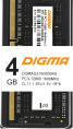 Оперативная память Digma DGMAS31600004S DDR3 -  1x 4ГБ 1600МГц, для ноутбуков (SO-DIMM),  Ret