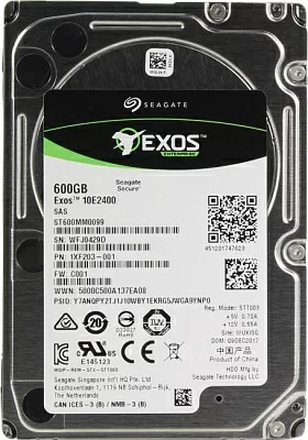 Жёсткий диск HDD 600 Gb SAS 12Gb/s Seagate Exos 10E2400 ST600MM0099 2.5" 10000rpm 256Mb