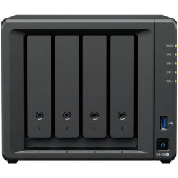 Сетевое хранилище NAS SYNOLOGY DS425+ 4-bay настольный Celeron J4125