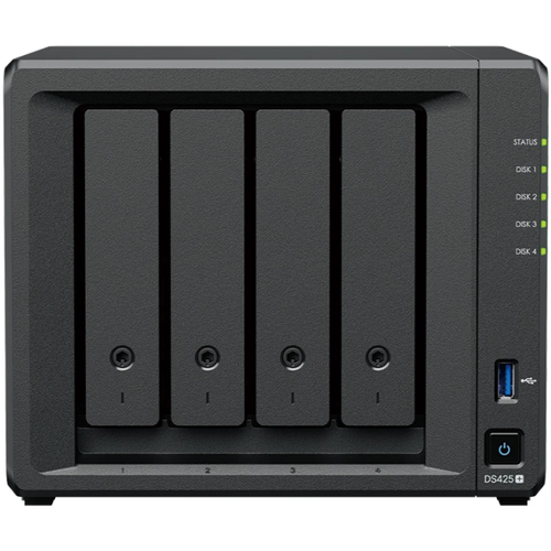 Сетевое хранилище NAS SYNOLOGY DS425+ 4-bay настольный Celeron J4125