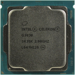 CPU Socket-1151 Intel Celeron G3930 2.9GHz, SVGA HD Graphics 610 950MHz, 2Mb, 8000MHz bus, DDR3L-1600, DDR4-2333, 51W OEM