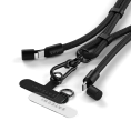 Зарядный кабель - ремень через плечо Satechi OntheGo Crossbody Lanyard Cable 60W. Длина: 1.5м. Цвет: черный (ST-LOTGLK)