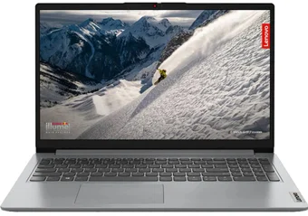 Ноутбук Lenovo IdeaPad 1 15AMN7 15.6", 2024, IPS, AMD Ryzen 5 7520U 2.8ГГц, 4-ядерный, 8ГБ LPDDR5, 512ГБ SSD,  AMD Radeon  610M, без операционной системы, серый [82vg00uain]