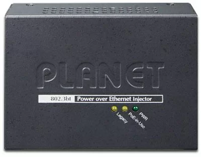 Инжектор PLANET TPOE-171A-60. Single-Port 10/100/1000Mbps 802.3bt Ultra PoE Injector (60 Watts, Legacy mode support, PoE Usage LED) -w/external power adapter