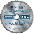 Диск пильный по алюминию MKSS Toolbox Aluminium SS3325 255x100Тх2.0/2.8x30мм SS33255001