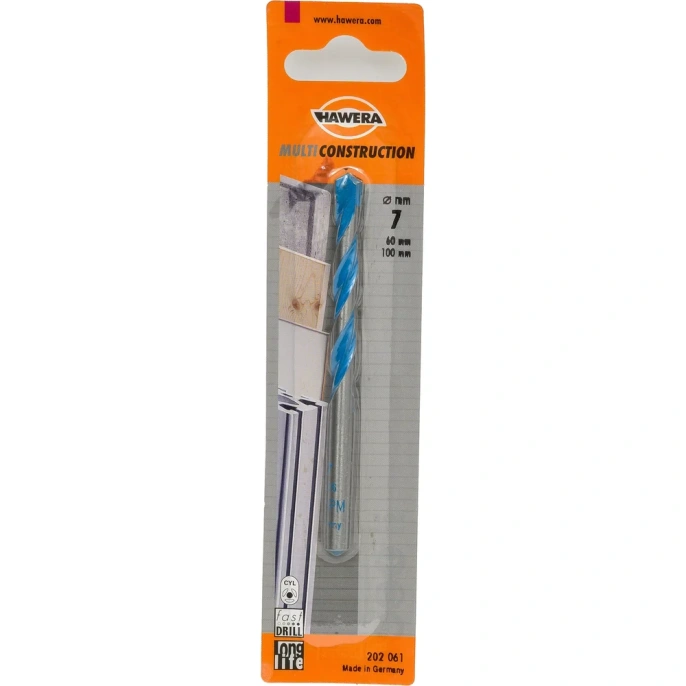 Сверло универсальное Multi Construction (7х100 мм) HAWERA F00Y202061