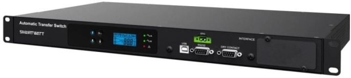 Блок АВР SMARTWATT ATS 116 IEC LCD, LED, RS-232,USB,EPO, DRY, SNMP, RS-485  3703020450002