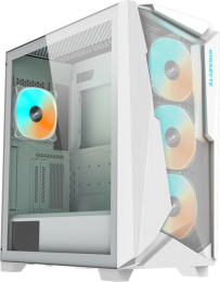 Корпус Gigabyte C301 Glass White MidTower, ATX, USB-C x1, USB3.0 x2, Audio I/O, GPU:400mm, Black, TG GB-C301GW