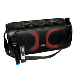 Акустическая портативная колонка Dialog Oscar AO-250 - 60W, караоке с беспр.микр, BTFMUSBTFLEDД