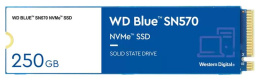 SSD накопитель WD Blue SN570 WDS250G3B0C 250ГБ, M.2 2280, PCIe 3.0 x4,  NVMe,  M.2