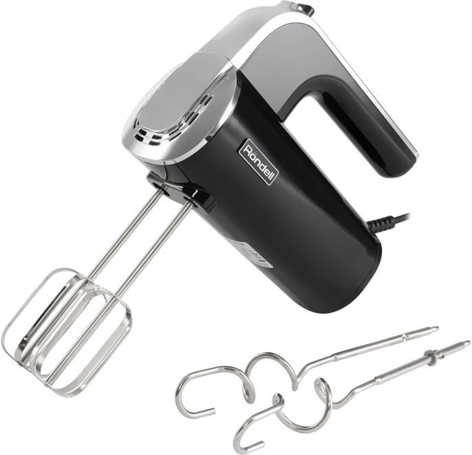 Миксер Rondell RDE-1353, ручной,  черный