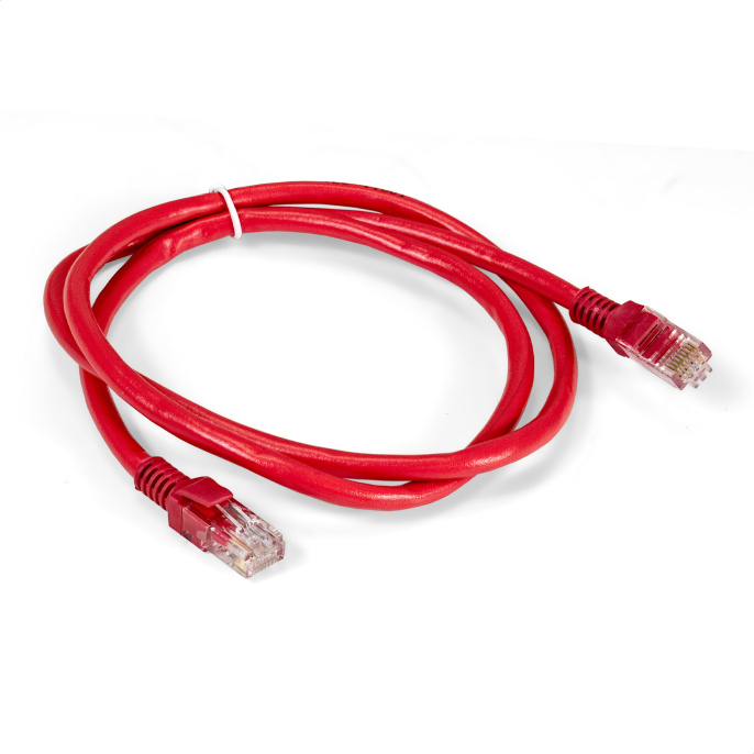 Патч-корд ExeGate UTP-RJ45-RJ45-C6-1M-RD, UTP, cat.6, 1м, красный EX297189RUS