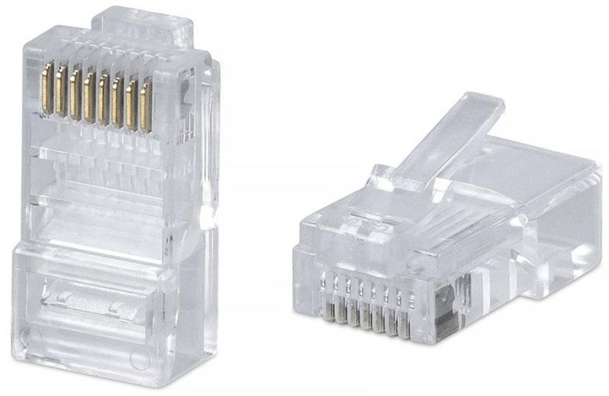Коннектор Rj-45 Cabeus 8P8C-C6-FC кат. 6 неэкранированный
