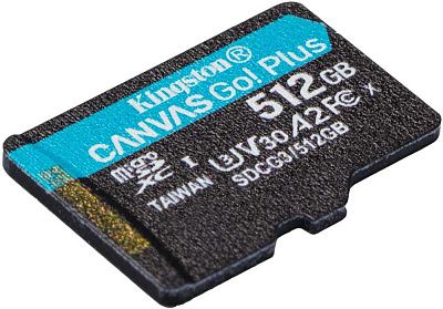 Карта Памяти micro SDXC 512Gb Kingston Canvas Go Plus UHS-I U3 A2 (170/90 MB/s)