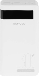 Мобильный аккумулятор Romoss Sense8PS Pro 30000mAh QC3.0/PD3.0 5A белый