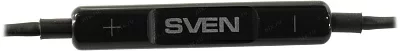 Внутриканальные наушники с микрофоном SVEN E-282M, черный, пульт SV-021313