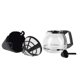 Капельная кофеварка RAGEX R402-000, 600 мл, 600 Вт, черная