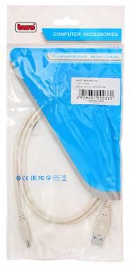 Кабель USB Buro USB A(m) (прямой) -  mini USB B (m) (прямой),  круглое,  1м,  серый [usb2.0-m5p-1]