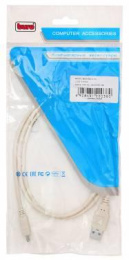 Кабель USB Buro USB A(m) (прямой) -  mini USB B (m) (прямой),  круглое,  1м,  серый [usb2.0-m5p-1]