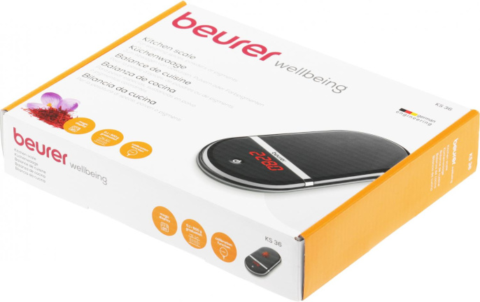 Весы кухонные BEURER KS36,  черный