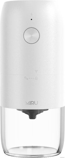 Кофемолка беспроводная MIRU KACG03 Кофемолка - 1 шт.,Щётка - 1 шт.,Кабель для подзарядки - 1 шт.,Инструкция - 1 шт.,3,7 В-25 Вт,белый