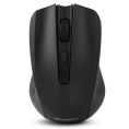 Беспроводная мышь SVEN RX-400W чёрная 3+1кл. 600/1000/1400DPI, блист SV-014674